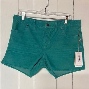 Carve Designs Green Corduroy Shorts